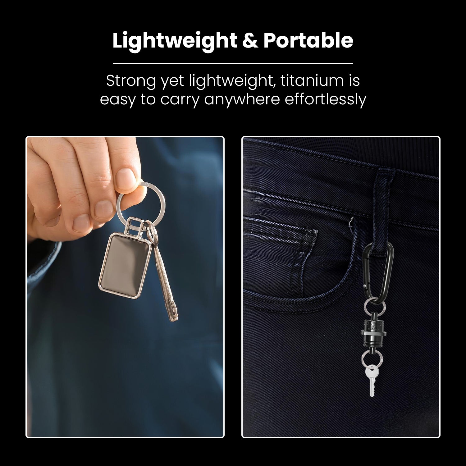 Titanium Key Rings