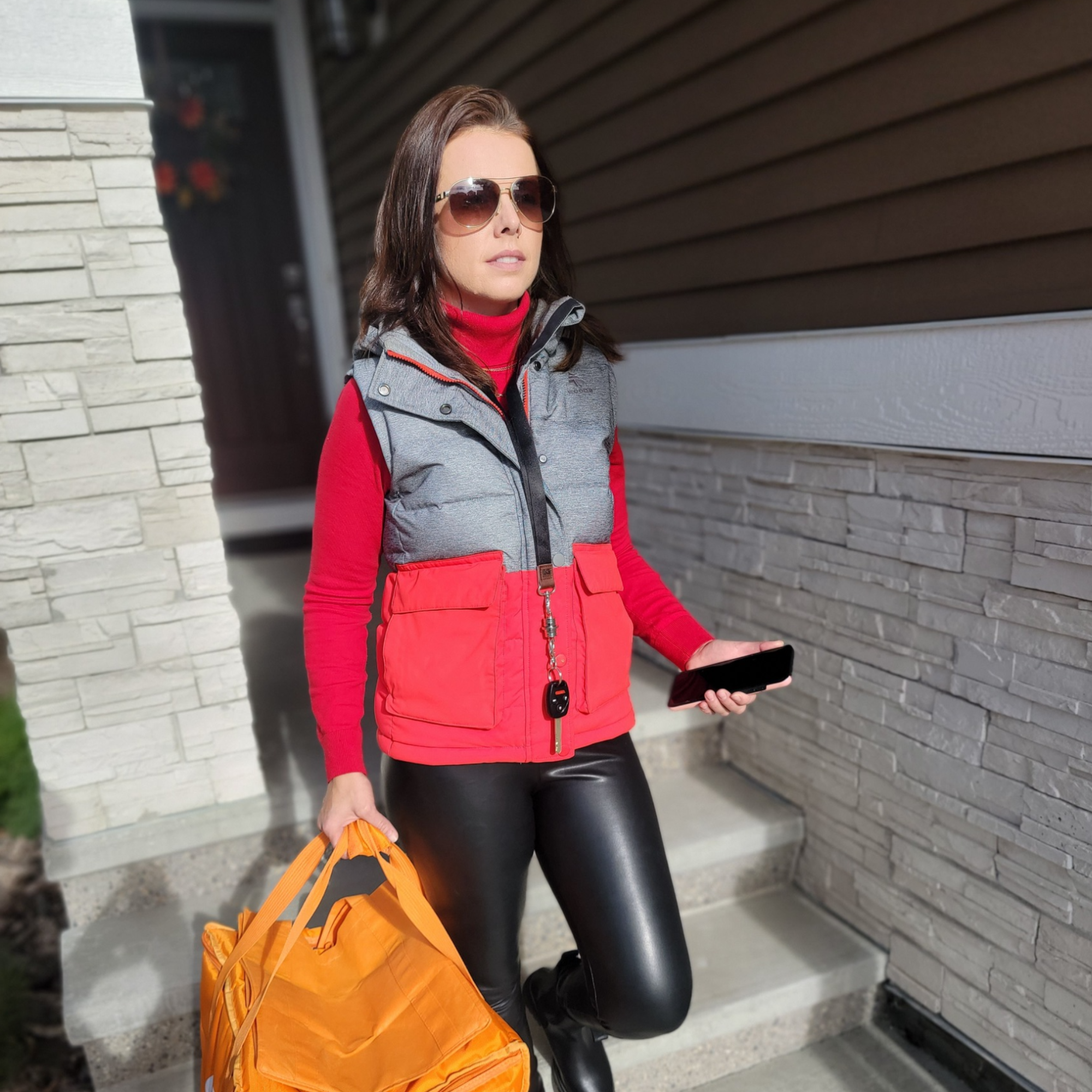 EDO GOT Genuine Leather Neck Lanyard for Keys & ID Badge