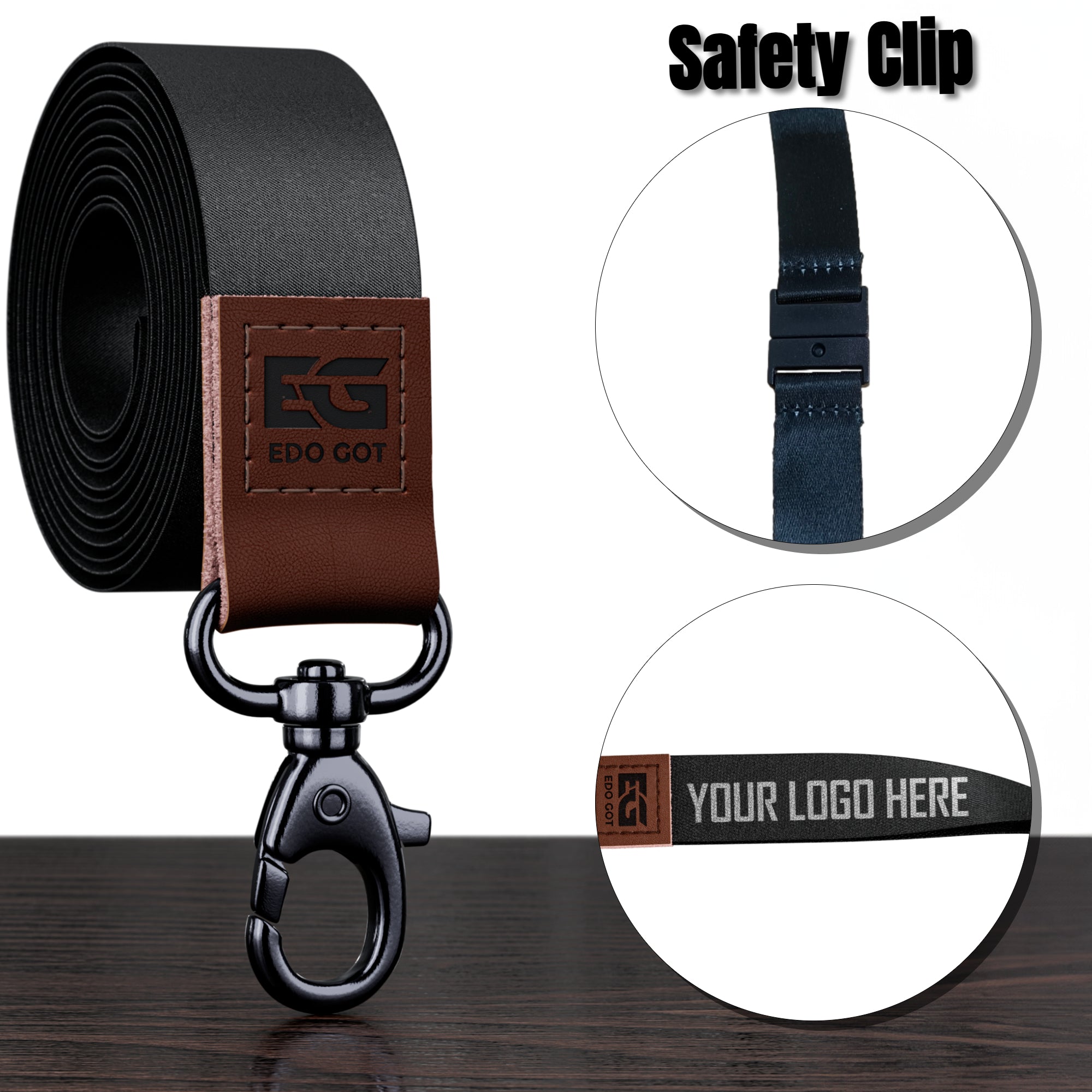 Lanyard with safety clip